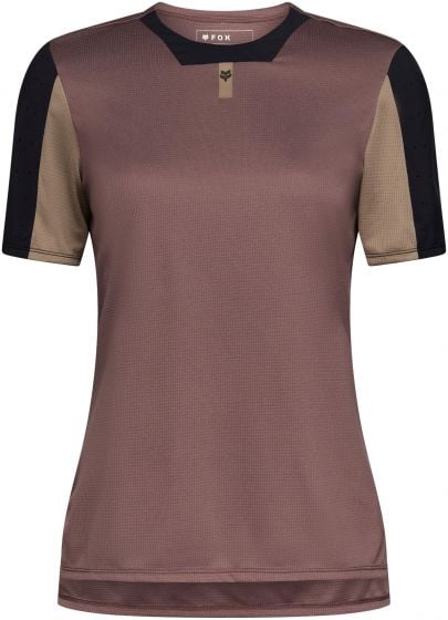 Fox Womens Defend Short Sleeve Jersey – Dark Purple