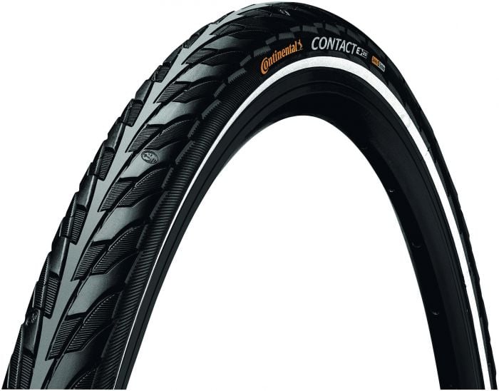 Continental Contact 700c Clincher Tyre – Black / Black Reflex