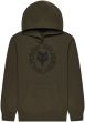Fox Slowburn Fleece Youth Pullover Hoodie – Olive Green