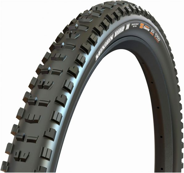 Maxxis Minion DHR II Wide Trail 60 TPI 3C MaxxGrip EXO 27.5-Inch Tubeless Tyre – Black