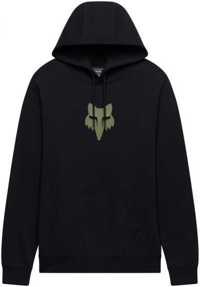 Fox Head Pullover Hoodie – Black / Green