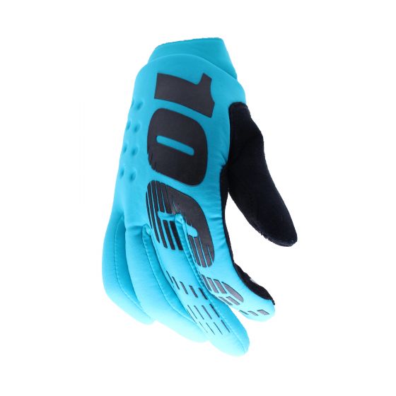 100% Brisker Cold Weather Gloves - Turquoise