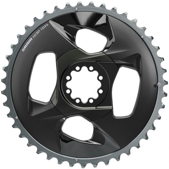 SRAM Force 94BCD Wide Double 12-Speed Chainring – Polar Grey
