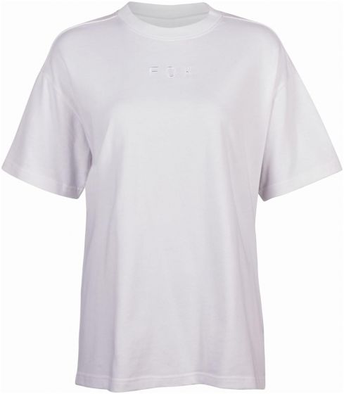 Fox Wordmark Premium Womens Short Sleeve T-Shirt – White