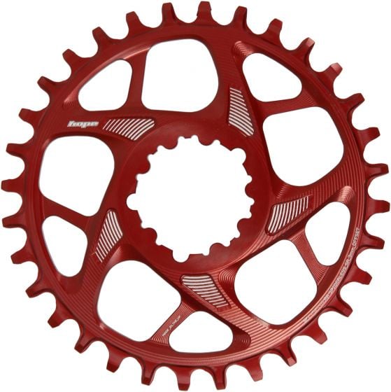 Hope R22 E-Bike Spiderless Retainer Chainring – Red
