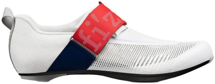 Fizik Transiro Hydra Aeroweave Carbon Triathlon Shoes – White / Red / Blue