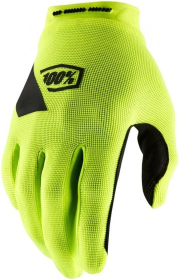 100% Ridecamp Gloves – Fluo Yellow