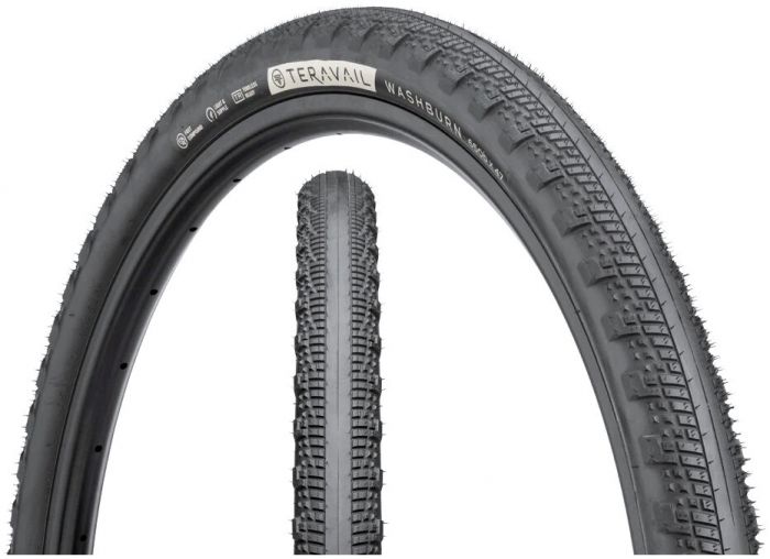 Teravail Washburn Light & Supple 650b Tubeless Tyre – Black