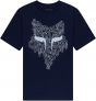 Fox Slowburn Youth Short Sleeve T-Shirt – Navy