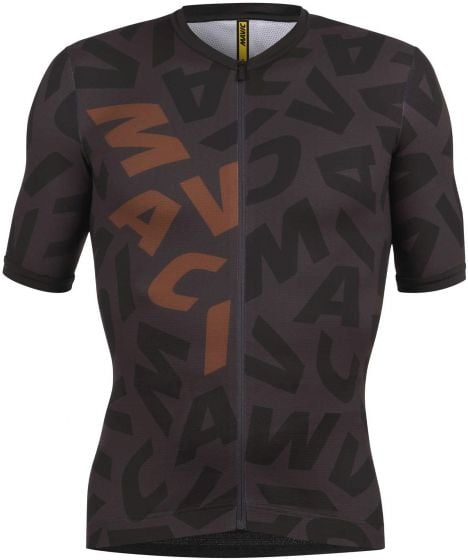 Mavic Aksium Graphic Short Sleeve Jersey – Bronze / Carbon