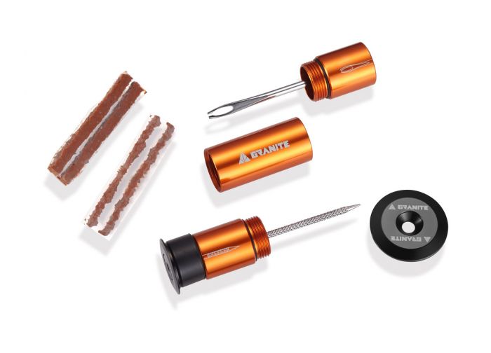 Granite Handlebar Stash Tyre Plug Kit