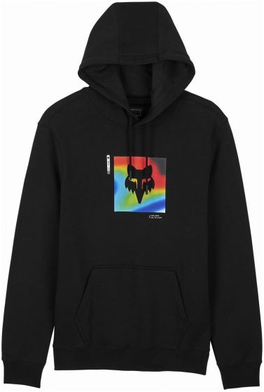 Fox Scans Pullover Hoodie – Black