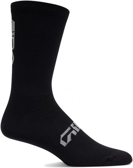 Giro Seasonal Merino Wool Socks – Black / Grey