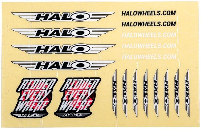 Halo Sticker Pack – White