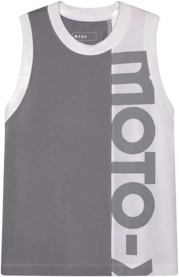 Fox Moto-X Blocked Womens Tank Top – White