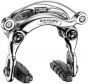 Dia-Compe 610-N Centre Pull Rim Brake Set