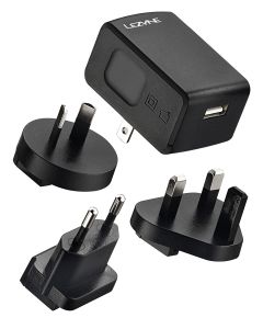 Lezyne Lights 2A International USB Wall Charger Kit