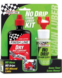 Finish Line Dry Lube & No Drip Chain Luber Kit