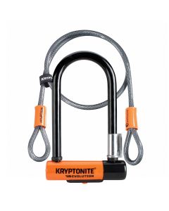 Kryptonite Evolution Mini 7 U-Lock with 4ft Kryptoflex Cable