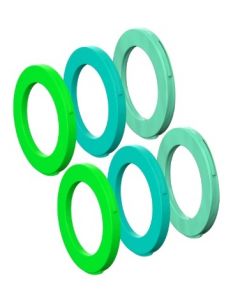 Magura MY2015 Caliper Cover Kit (6pcs) - Green/Mint/Cyan