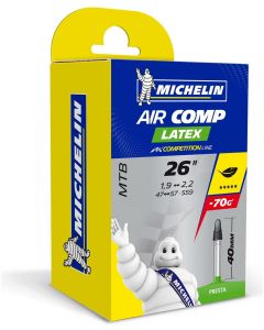 Michelin Aircomp Latex MTB 26-Inch Innertube
