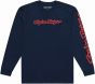 Troy Lee Signature Long Sleeve T-Shirt – Navy